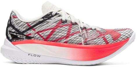 Under Armour Mens Velociti Elite 2 Road Running Shoes White/Red 9 (44)