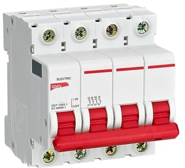 FBXRXZFPJ Disjoncteur Miniature DZ47v Type C 4P 20A | Disjoncteur Miniature DZ47V4C20