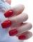 Lot de 24 Faux Ongles carrés de Luxe de Style français, Couleur Unie, Rouge Vif, Brillant, for l'hiver, Chauds, artificiels, manucure, Faux Ongles
