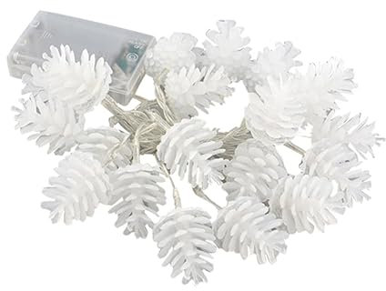 IMIKEYA Tannenzapfen Lichterkette Weihnachtsdeko Tannenzapfen Lampe Helle Jungen Und Mädchen-freundlich