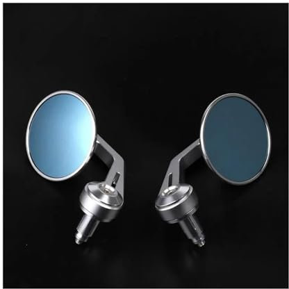 DIQXLGS Seitenspiegel 22 Mm Universal Lenkerspiegel Mit Antireflexbeschichtung Für Motorradlenker Rückspiegel Am Lenkerende Griff-Seitenspiegel