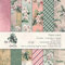 PLUSHCEWT 24 Blätter Scrapbook Papier, 6“ x 6“ Scrapbooking Cardstock Papier, Muster Papier Set Handgemachtes Strukturiertes Papier DIY dekorative Karte Papier für Scrapbooking Kunsthandwerk Kunst (B)