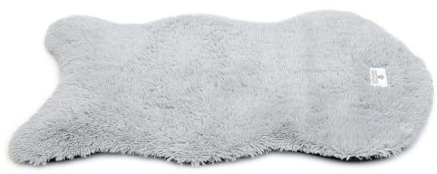 pfoten&nasen® Wasserdichtes Hundebett Orthopädisch [Hellgrau, 110x70cm], Hundematte Waschbar, Orthopädisches Hundebett Für Mittelgroße Hunde, Hundematratze, Hundekissen Waschbar, Hundeteppich.