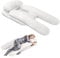 Seitenschläferkissen mit Armtunnel Schulterentlastungs-Stützbereich, Schulterschmerz Entlasten, Keilkissen Körperkissen-System für Erwachsene, Ergonomisches Body Pillow für Seitenschläfer (Weiß)