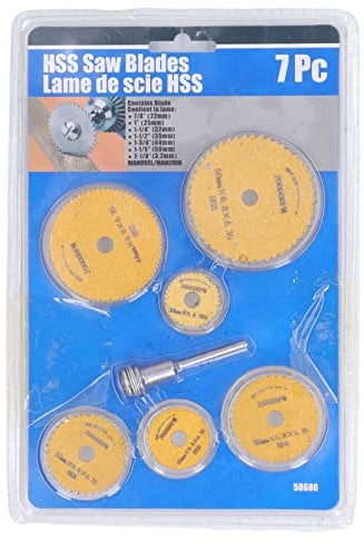Xolsurg HSS Saw Blade Ultra Thin Quick Cutting Mini Portable Woodworking Circular Saw Blade for Wood PVC Cutting