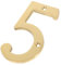 HOMSFOU Vintage Brass Door Number Plate Stylish Address Signage for Hotels Apartments Durable House Number Signs Elegant Design for Unique Identification
