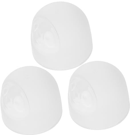 3pcs Wide Neck Baby Bottle Cap Replacement Plastic Dust Covers | Compatible with Feeding Bottles and Other Containers, Household Kitchen Use, Reusable Dome Lids