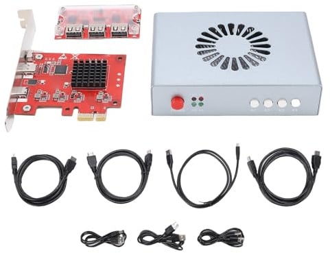 Sxhlseller DMA Fuser Kit, HDMI Overlayer Synthesizer, Video Fusion Capture Card Programmierung der 6. Generation, Unterstützt 2 Quellen Input Output Gleichzeitig mit Einem Display