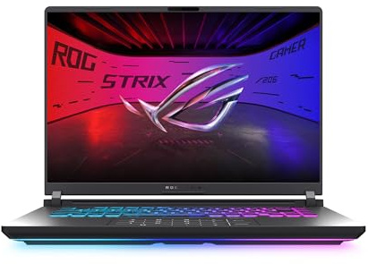 ASUS ROG Strix G16 Gaming Laptop, 16 144Hz WUXGA FHD Display, NVIDIA GeForce RTX 5050 GPU, AMD Ryzen 9 9955HX Processore, 32GB DDR5 RAM, 1TB SSD, Tastiera RGB retroilluminata, Windows 11