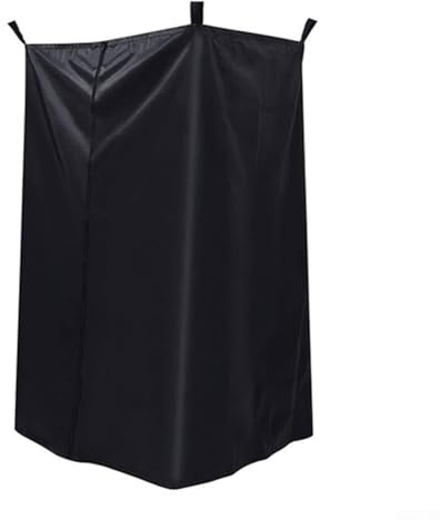 ZWEquipint Outdoor Umkleidezelt, 420D Oxford Tragbare Yacht Sichtschutz Unterstand mit Aufbewahrungstasche, Schnell Setup Duschabtrennung für Camping Strand Segeln, Schwarz