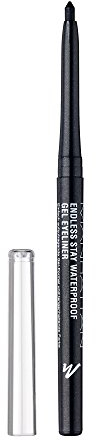 Manhattan Endless Stay Waterproof, Grauer Gel Eyeliner mit herausdrehbarer Mine ohne Anspitzen, Farbe Earl Grey 008, 1 x 2,6g