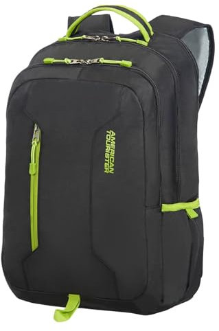 American Tourister Zaino Urban Groove UG4, 47 cm, 27 L, nero/verde lime