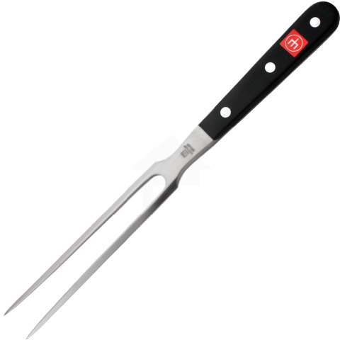 Wüsthof Fleischgabel, 18 cm, Classic (4410/18), hochwertige Tranchiergabel, Edelstahl, rostfrei