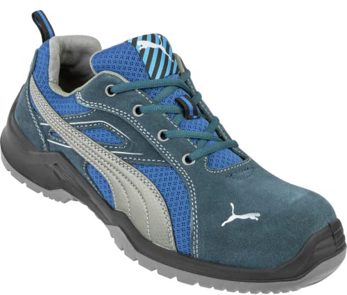 Omni Sky Low Lace up Safety Shoe Blue
