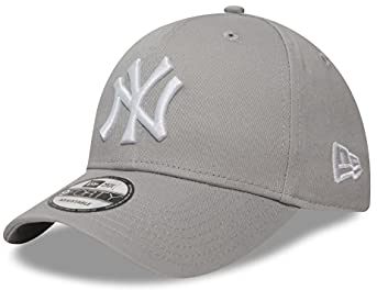 New Era 9forty Strapback Cap MLB New York Yankees #2506, One-size-fitts-all, Weiss/Grau / New-York-Yankees