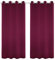 WOLTU 2er Set Gardinen, Vorhang für Wohnzimmer Kinderzimmer, mit Ösen, Leicht & Weich, Wärmeisolierend, 140 x 225 cm, Dunkellila