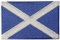 Schottland Flagge Emblem Schottisch Bestickter Aufnäher zum Aufbügeln/Annähen