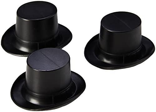 Efco 1655213 Miniatur-Zylinder, 20 mm, 3 Stück, schwarz, 6 x 4 x 2 cm