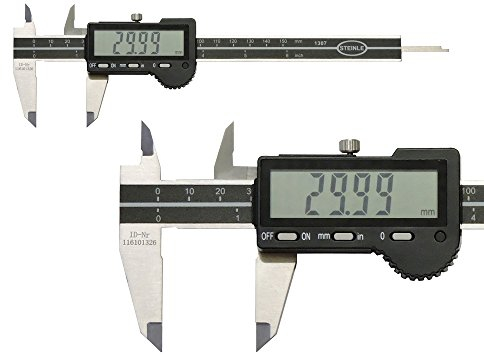 STEINLE 1307 Digital Messschieber 200 mm Ablesung: 0,01 mm Tiefenmaß: flach Aktionspreis gültig bis 30.09.2021