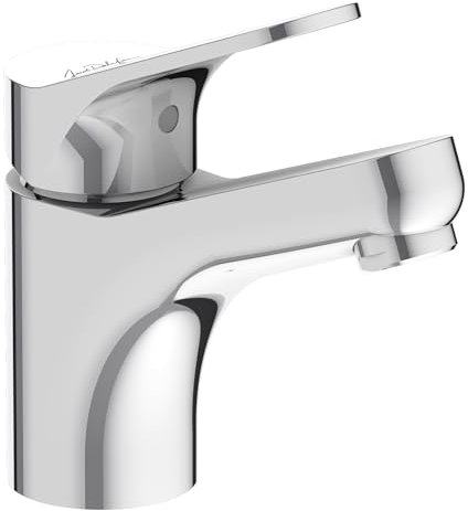 JACOB DELAFON Robinet mitigeur pour lavabo Montage rapide avec fixation pour chaînette Économie d'eau Couleur chrome BRIVE E75761-CP
