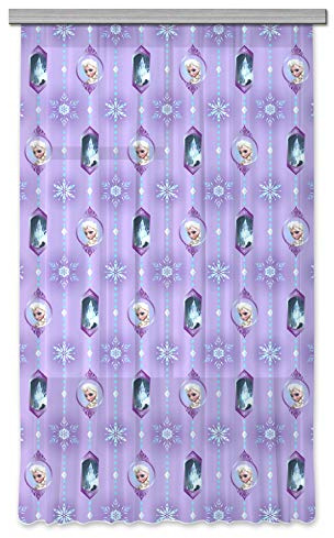 AG Design - Gardine – Vorhang – Fotogardine - Kinderzimmer Disney Frozen - 140 x 245 cm – 1 Teil - FCSL 7149