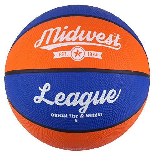 Midwest League Basketball 5 blau/orange
