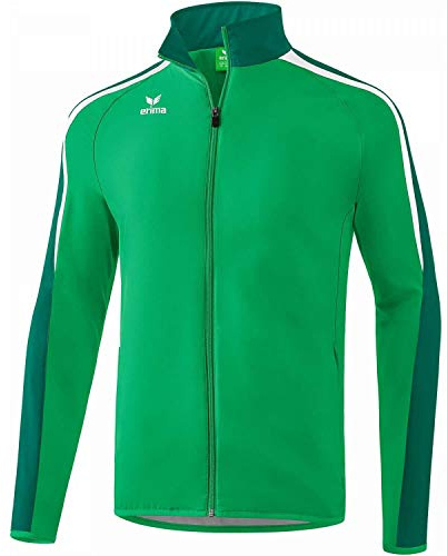 ERIMA Jungen Präsentationsjacke Präsentationsjacke, smaragd/evergreen/weiß, L, 1011823