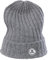 CASH-MERE.CH 100% Kaschmir Rib Mütze | Strickmütze für Damen und Jugendliche (Grau, One Size)