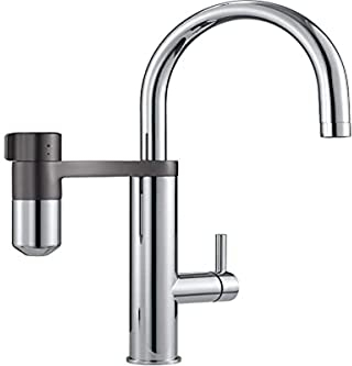 Franke 1200551218 120.0551.218 Vital J-Rubinetto da Cucina con Filtro per Acqua, Cromo/Canna di Fucile, Chrome/Gun Métal