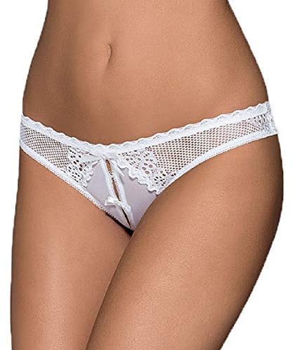 Selente Love & Fun attraktiver und bequemer Damen Tanga, teilweise als Ouvert, Made in EU