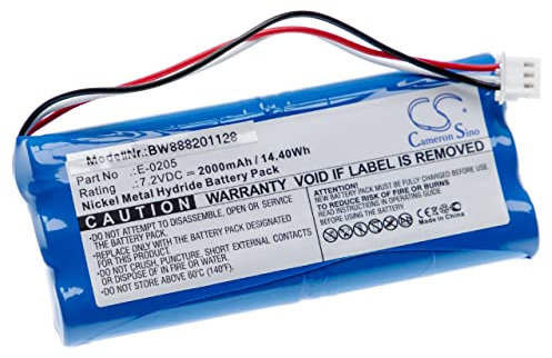 vhbw Akku kompatibel mit Spectran HF-6080 V4, NF-5030X, NF-XFR, NF-3020E, NF-5030, NF-1010E Messgerät (2000 mAh, 7,2 V, NiMH)