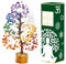 7 Chakra Albero della Vita Cristallo Gemma Albero Artificiale Regalo Spirituale Albero dei Soldi Albero di Cristallo Curativo Decorazione per la casa Regali di Compleanno per le Donne