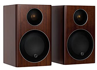 MONITOR AUDIO Radius 90 Bookshelf Speakers, Walnut (Pair)