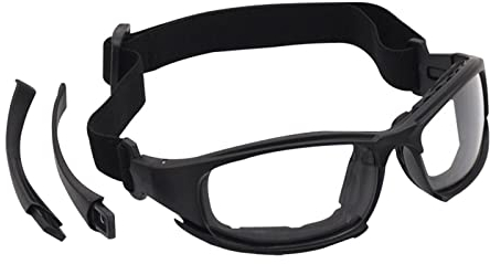Colcolo Sportbrillen Brillen Unisex Brillen Fahrradbrillen Anti UV Winddicht zum Laufen Radfahren Bergsteigen Fußballzubehör - klar