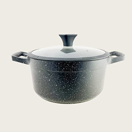 Arca - Casseruola Vulcania In Alluminio Pressofuso Con Rivestimento Antiaderente Resistente Alle Alte Temperature E Priva di PFOA. (Ø 28 cm)