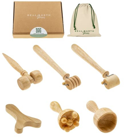 Gesichts-Maderotherapie-Set, 6 Stück