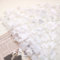 URROMA 1 Yard Stickerei Schmetterling Spitze Stoff, weiß 3D Schmetterling Spitze Stoff Mesh Tüll Spitze für DIY Hochzeit Kleid Kostüm Zubehör Schleier Home Decor