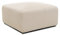 DOMO. collection Polsterhocker Malia, Cord Modul-Sofa, Hocker, Modul-Couch, Einzel-Polsterelement, kombinierbar, Sitzhocker, 85 x 85 x 42 cm (BxTxH), beige