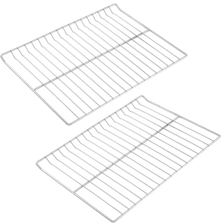 Allstare WB48T10095 Oven Rack Replacement Parts for GE Profile Spectra XL44 Oven Wire Rack 23.7 x 17.4 304 Stainless Steel Hotpoint GE Gas Stove Range Oven Parts Ocen Shelf Rack-Flat 2 Pcs