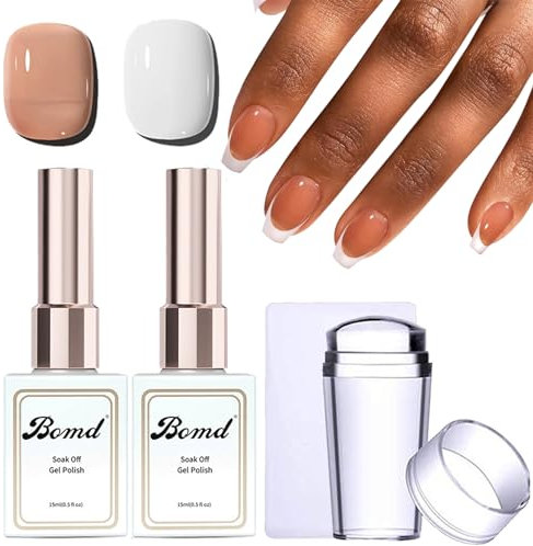 KAYZON French Manicure Kit - Gel Nail Polish Kit