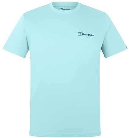 Berghaus Herren Grappled T-Shirt | 100% Baumwolle T-Shirt, Arktis, M