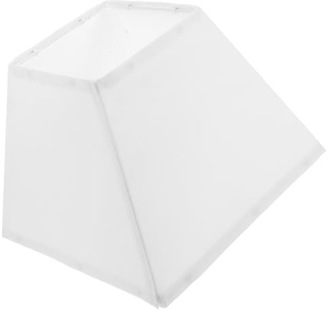 Quadratischer Lampenschirm Aus Weißer Baumwolle Lampenschirm Aus Leinenstoff Zum Aufstecken Ersatz Für Spinnenbefestigung Für Tischlampen-Stehleuchte