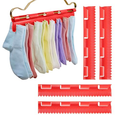 4 Stück Sockentrockner Wäscheständer, Winddicht Sockenhalter Wäscheständer, Kleinteilehalter für Leifheit Sockentrockner, Kunststoff Aufhänger für Socken, Unterwäsche, Kleine Kleidung