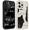 Phoona 2 packs Cat Print Phone Case for iPhone 11 Pro 5,8'', Cute Pattern Aesthetics Design with Full Camera Lens Cover, Soft Shockproof Protective Bumper Funda for Women Girls, 01