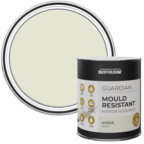 Rust-Oleum Beige Guardian Mould Resistant Interior Wood Paint in Matt Finish - Oyster 750ml