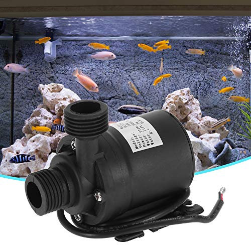 Pompe à Eau de Jardin 800L/H, 12V, 5M, Relevage, Petit Volume, économie D'énergie, Aquarium, IP68, ABS Noir