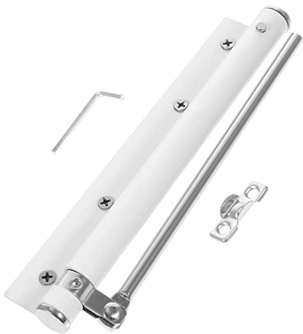 LIFKOME Fermeture Automatique de Porte Acier Inoxydable Régulateur de Fermeture à Ressort Silencieux pour Portes Légères Usage Bureaux