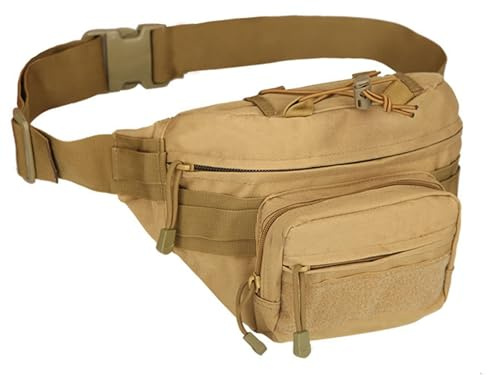 PBTMCD Taktische Hüfttasche, Outdoor-Jagd, Wandern, Angeln, Geldbörse, Umhängetasche for Hüftgurt, Wandern, Angeln, Bauchtasche(T)