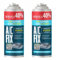 A/C Fix R134A Gas refrigerante para aire acondicionado, 2 unidades, repuesto para coches de 1995 a 2016