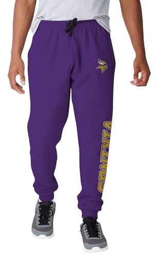 FOCO NFL Herren Offiziell lizenzierte Team-Farbe, Primär-Logo, Prime Time, Fußball-Sweathose, Jogginghose